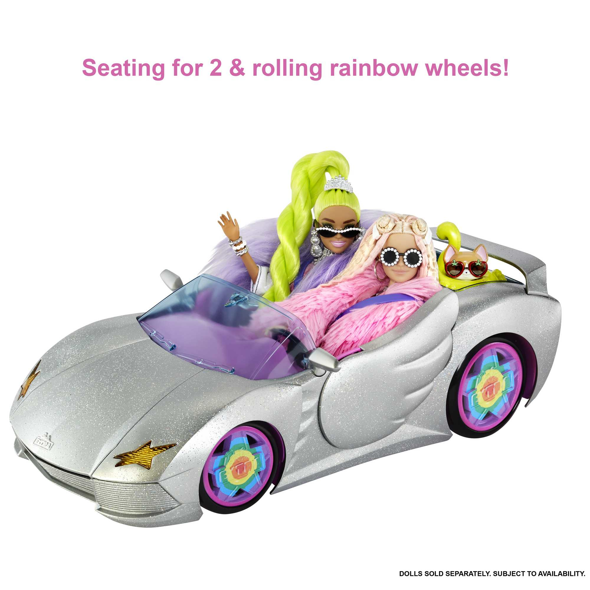 Mattel Barbie Extra Kimaltava Avoauto Leikkiauto