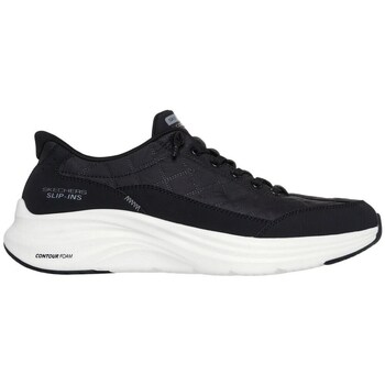 SKECHERS Matalavartiset tennarit 'Skechers Contour Foam - Cozy' musta
