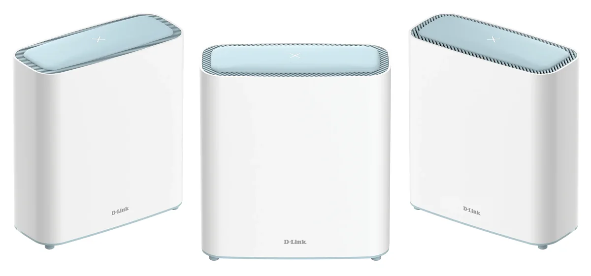 D-Link Eagle Pro AI M32 -mesh WiFi -järjestelmä, Wi-Fi 6, AX3200, Dual-band, 3 kpl, valkoinen