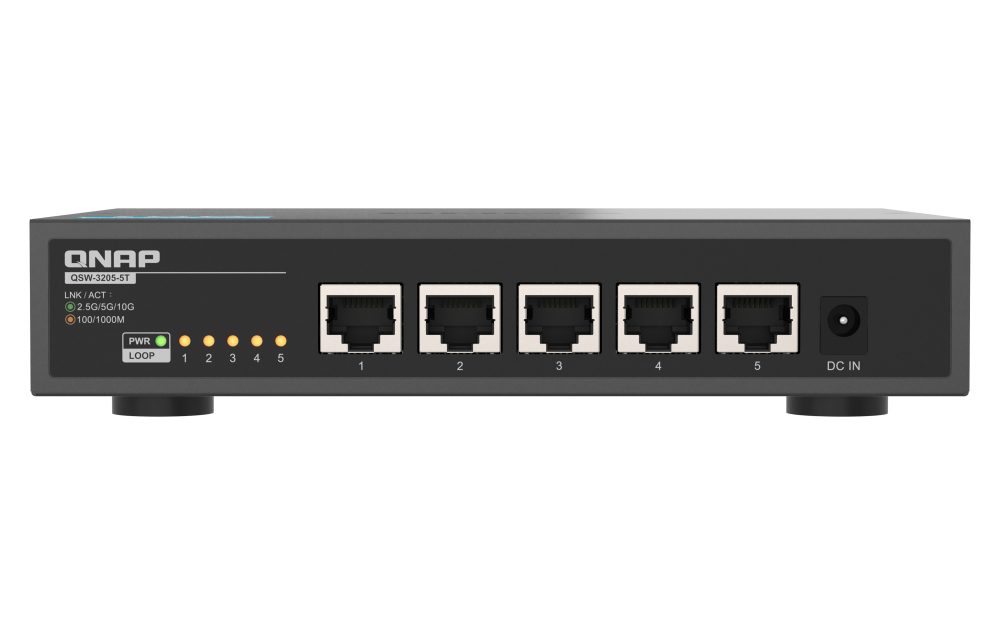 Qnap Qsw-3205-5t 5-port 10 Gigabit Switch