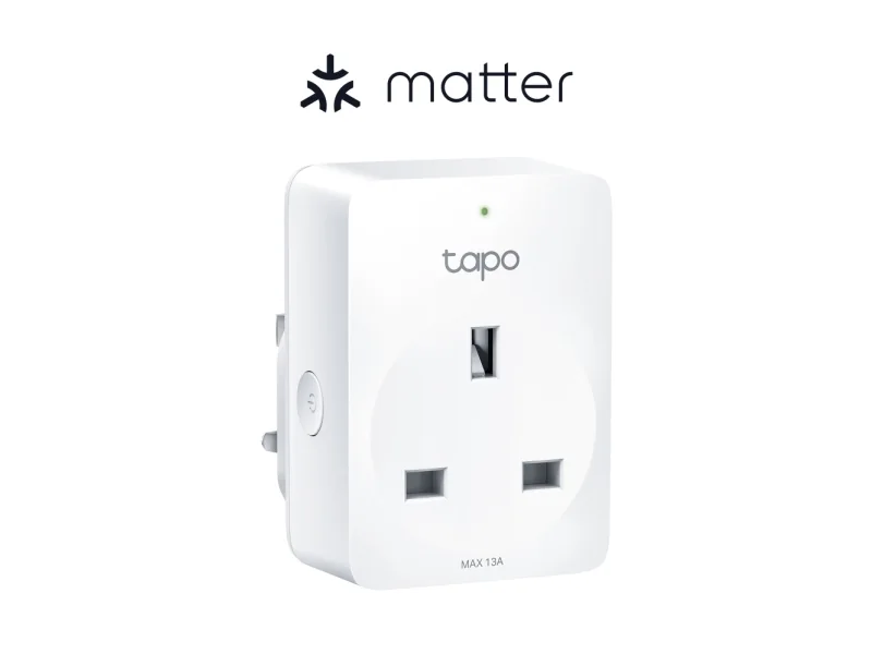 TP-Link Tapo P110M, Sisätila, Valkoinen, Polykarbonaatti (PC), RoHS, UKCA, CE, Langaton, Bluetooth / Wi-Fi
