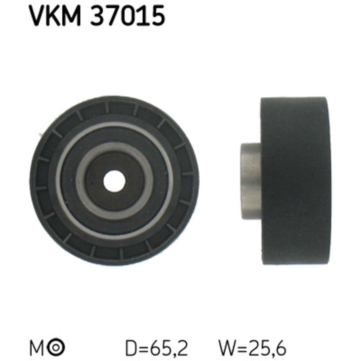 Kiristysrulla, moniurahihna SKF VKM 37015