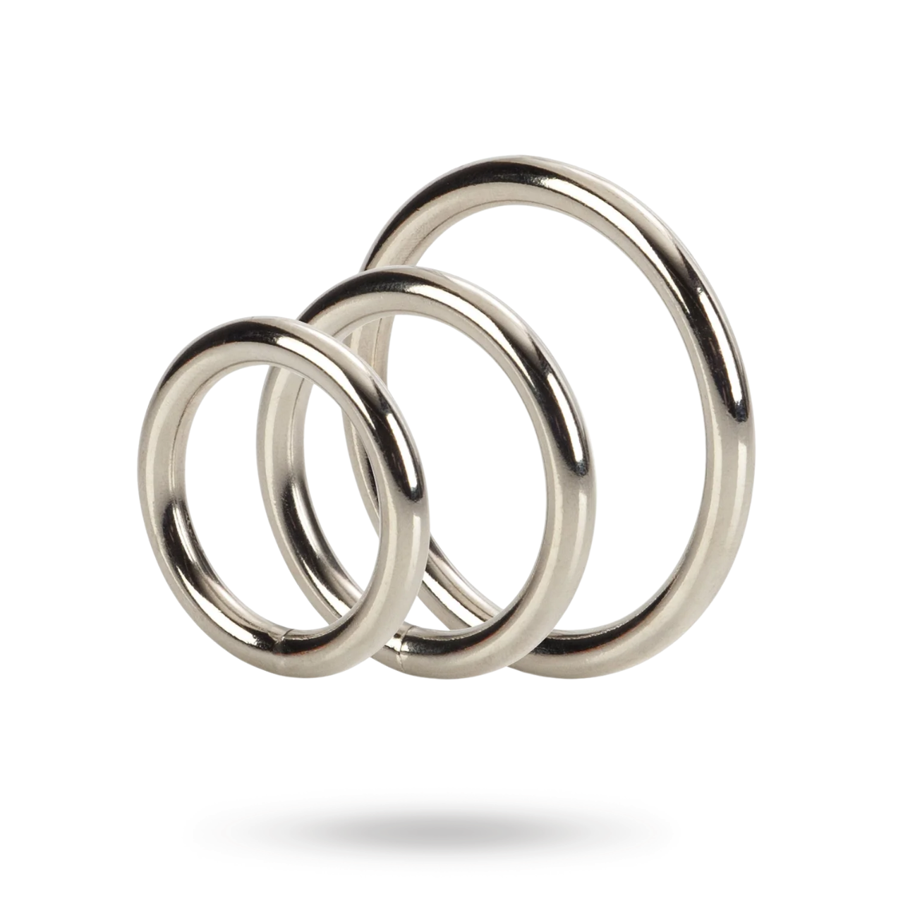 Silver Ring 3-pcs Set Penisrengas paketti