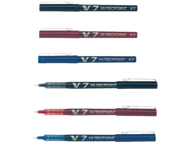 PILOT Kuivamustekynä Pilot Hi-Tec V7, sininen 4902505085765 Vastaa: N/A