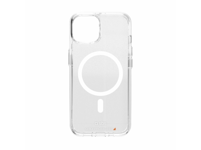 SBS Ultra-strong case for iPhone 15 with D3O technology - Transparent