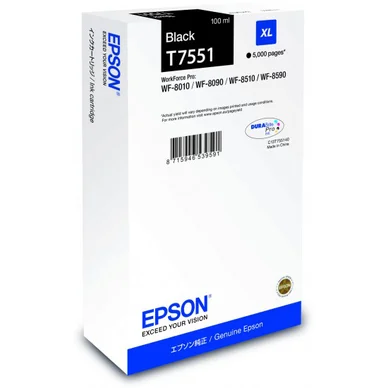 Epson Epson T7551 Mustepatruuna musta T7551 Vastaa: N/A