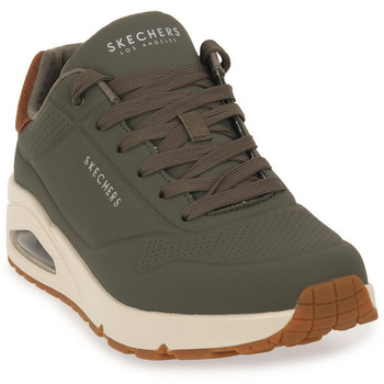 SKECHERS Matalavartiset tennarit 'Uno - Suited On Air' oliivi / valkoinen