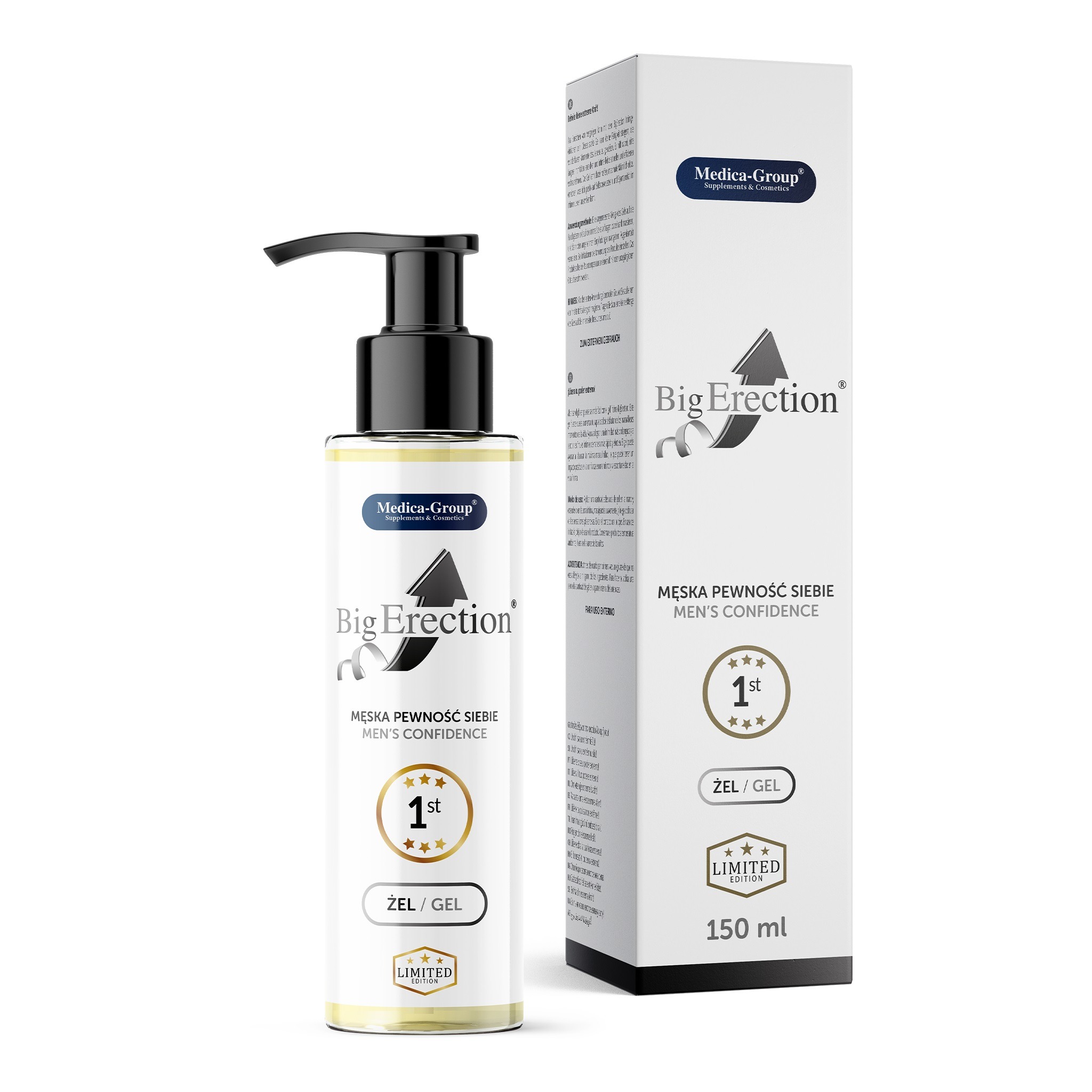 Medica-Group BigErection Gel – miesten stimuloiva geeli, 150 ml