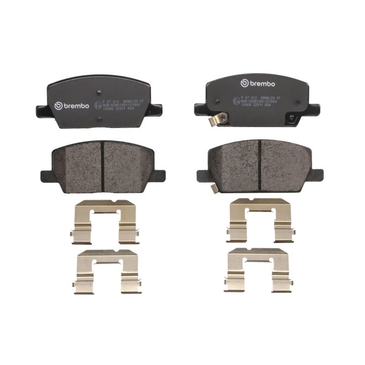 Jarrupalat, levyjarru BREMBO P 07 012