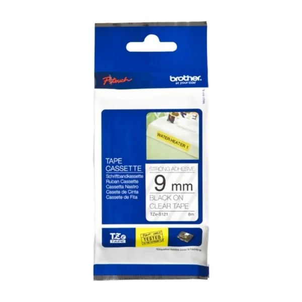 Brother Tape 9mm Tze-s121 Musta/selke�