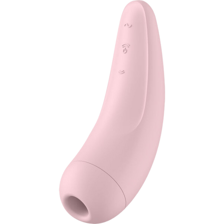 Satisfyer Curvy 2+ Pink Sovelluksella ohjattava klitoriskiihotin