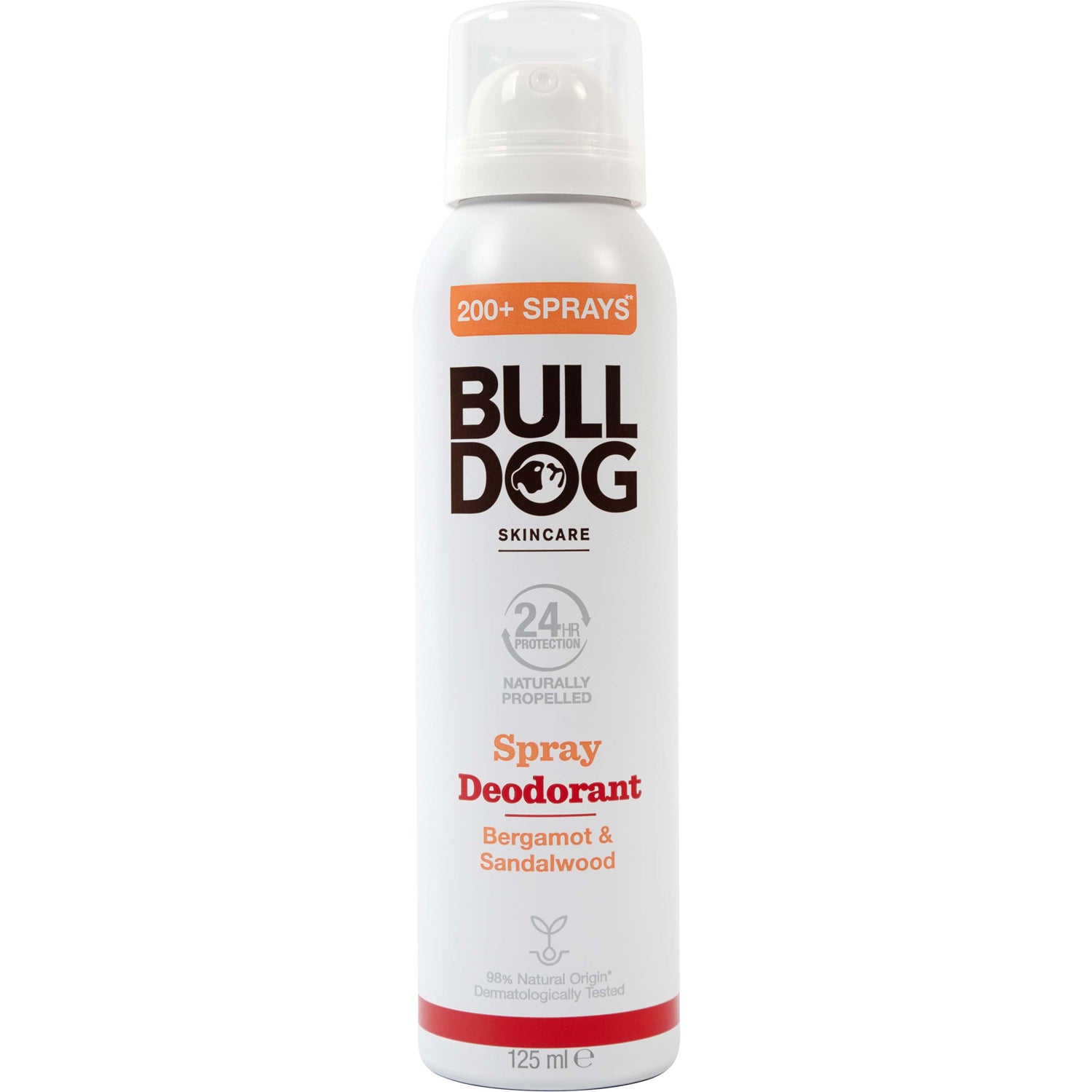 Bulldog Spray Deodorant Bergamot & Sandalwood - 125 ml