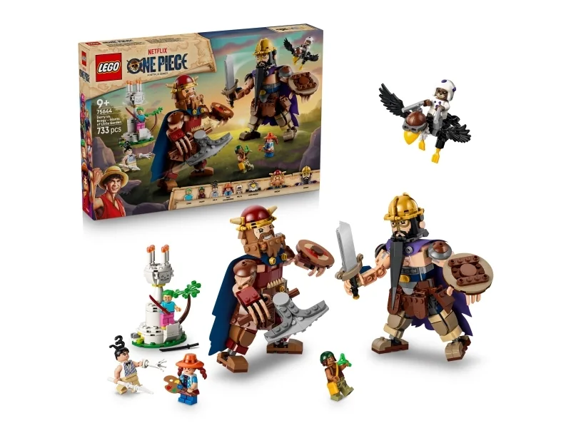 Dorry vastaan Brogy – Little Gardenin jättiläiset LEGO® ONE PIECE (75644)