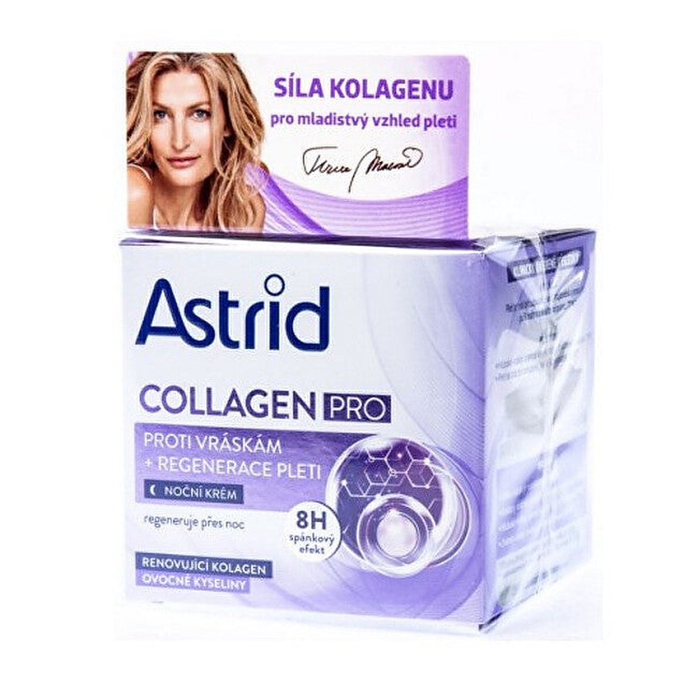 Astrid Collagen Pro - Ryppyjä ehkäisevä yövoide - 50 ml