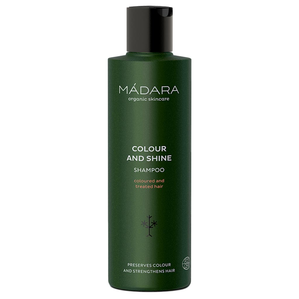 Madara Colour & Shine shampoo värjätyille ja käsitellyille hiuksille 250ml