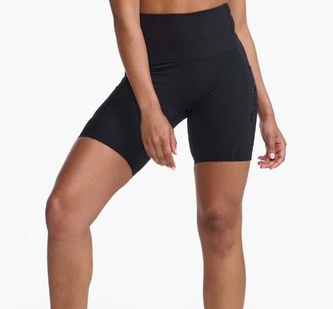 2XU Form Stash Hi-Rise Bike Short Black/Black - XXS