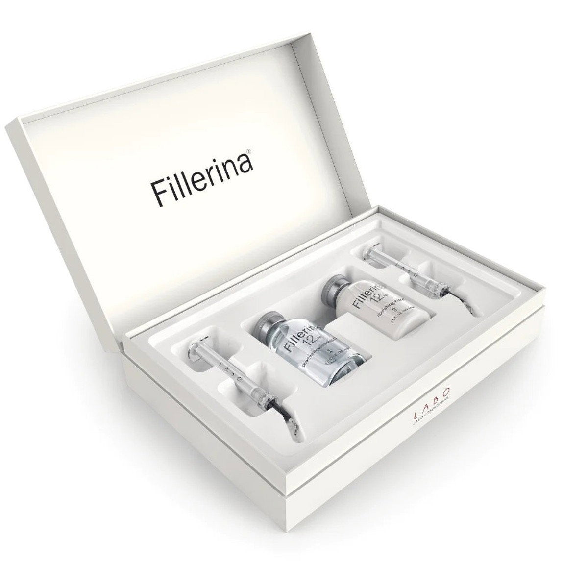 Duo-setti Labo Fillerina 12HA Densifying Filler Grade 4 Gel Local Treatment ryppyjä ehkäisevä ja kiinteyttävä kasvot 2 kpl 30 ml