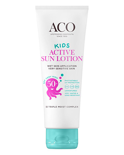Aco Sun Kids Active Sun Lotion spf 50+ 125 ml