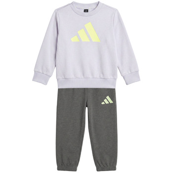 ADIDAS SPORTSWEAR Treenipuku 'ESSENTIALS' antrasiitti / vaaleanharmaa / omena