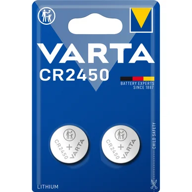 Varta Varta CR2450 litiumnappiparisto - 2 kpl 6450101402 Vastaa: N/A