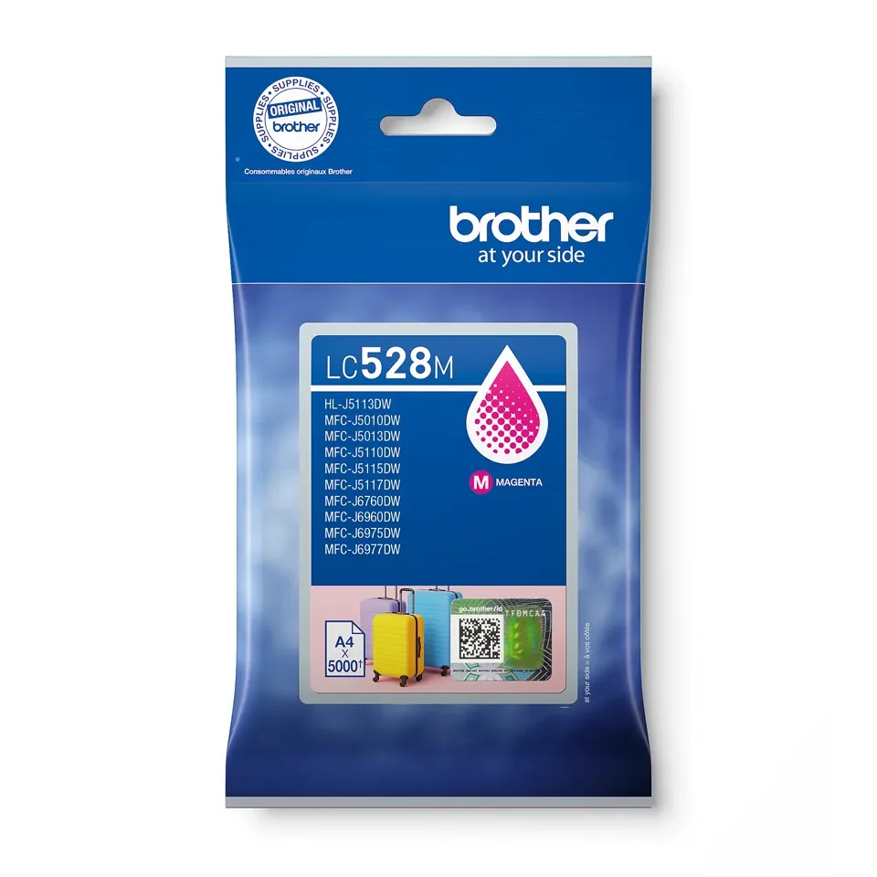 Brother LC528M Super High Yield -mustekasetti, magenta
