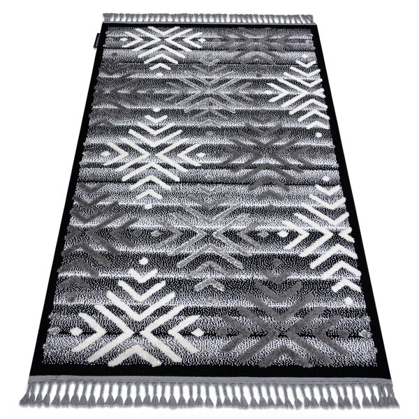 Matot Rugsx Matto MAROC P658 Płatki śniegu musta / 180x270 cm 180x270 cm