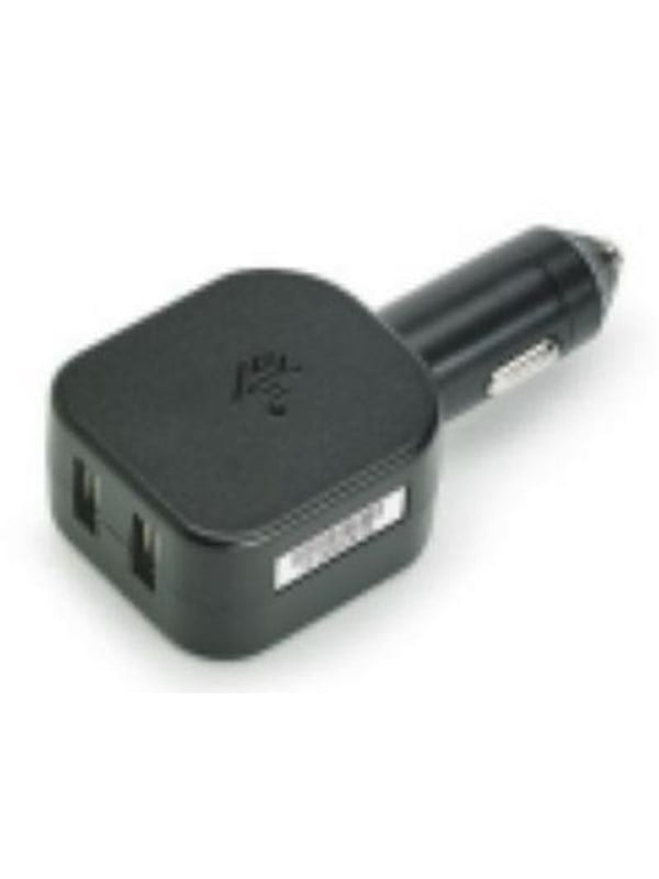 Zebra Car Charger Power Supply 5v 2xtype A Usb Musta