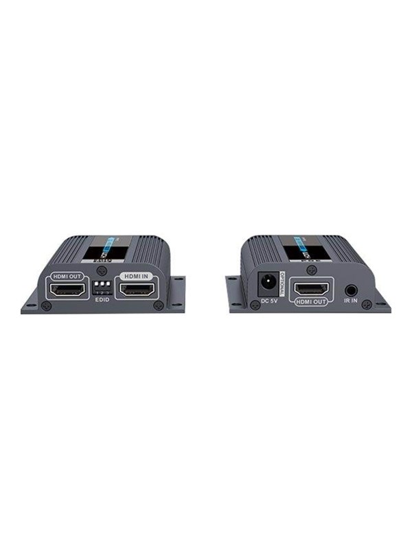 LKV372EDID HDMI-vahvistin, toimii Ethernet-kaapelin avulla, 40m, PoE