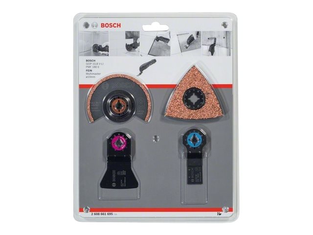 Bosch 4-osainen laattasarja ACZ 85 RT3 (1x); AVZ 78 RT2 (1x); ATZ 52 SC (1x); AIZ 20 AB (1x)