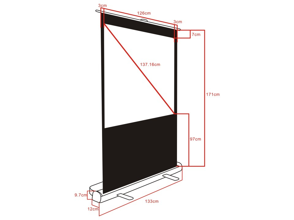 Multibrackets M Portable Projection Screen Deluxe