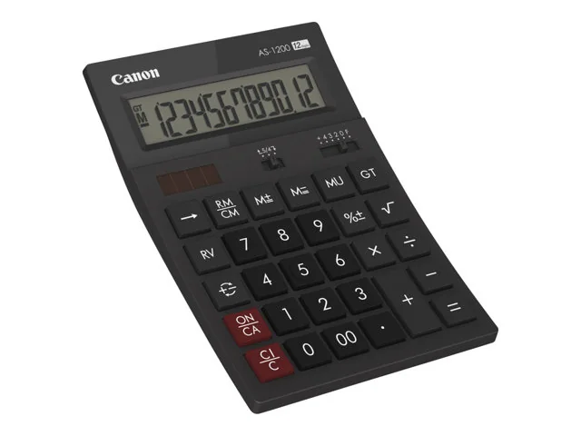 Canon AS1200HB, Työpöytä, Perus, 12 lukua, Akku/Aurinko, Harmaa