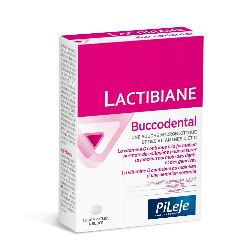 Pileje Lactibiane Buccodental 30 tablettia