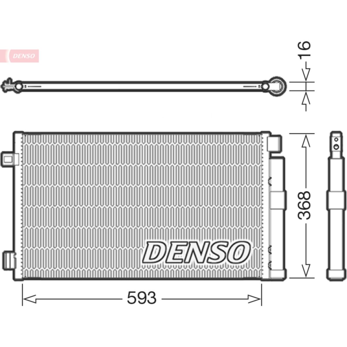 Lauhdutin, ilmastointilaite DENSO DCN09147