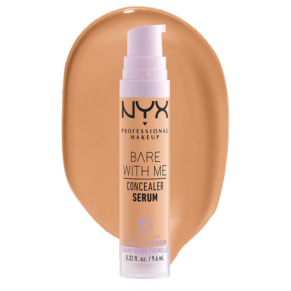 NYX Professional Makeup Bare With Me 2-in-1 kosteuttava peitevoide seerumi väri 5,5 Medium Golden 9,6 ml