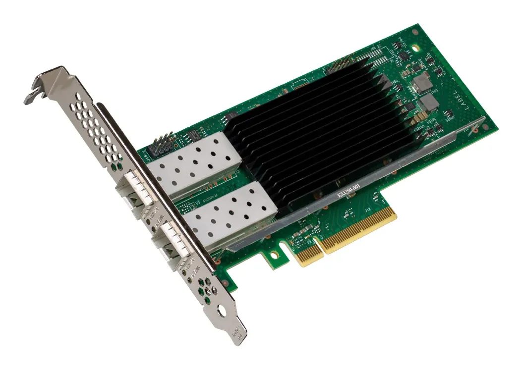 Intel E810XXVDA2 - Verkkokortti, Musta, Vihreä, Hopea