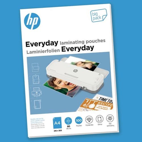 Hp Everyday-laminointipussit 80mic A4 100 Kpl