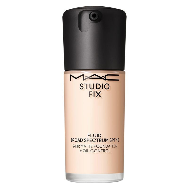 MAC Cosmetics Studio Fix Fluid SPF 15 24HR Matte + Oil Control mattapintainen meikkivoide SPF 15 väri NW5 30 ml