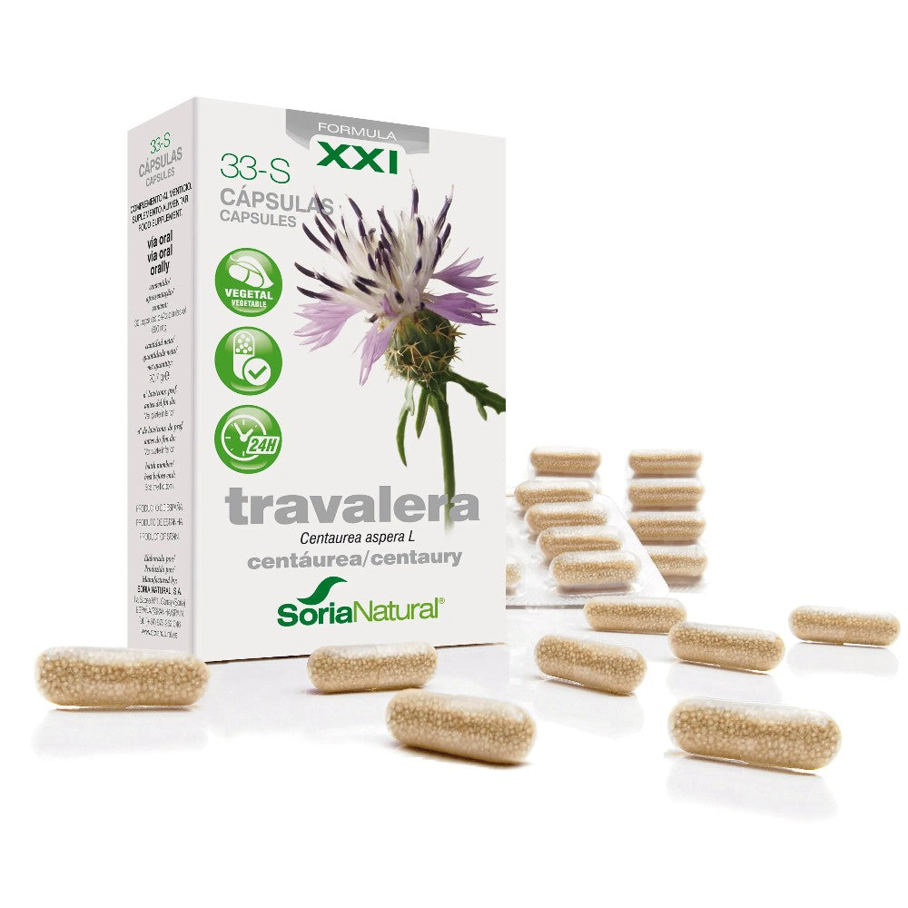 Soria 33-S Travalera 200 mg 30 kapselia