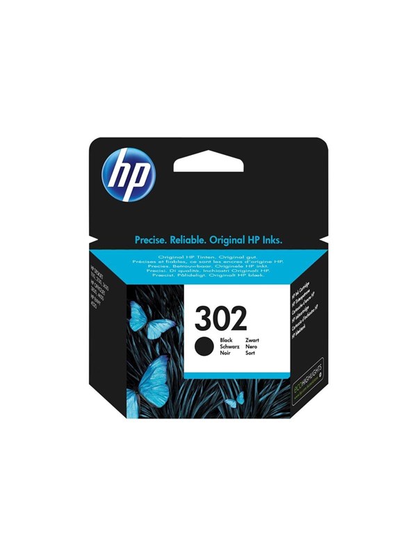 HP 302 / F6U66AE Musta Ink