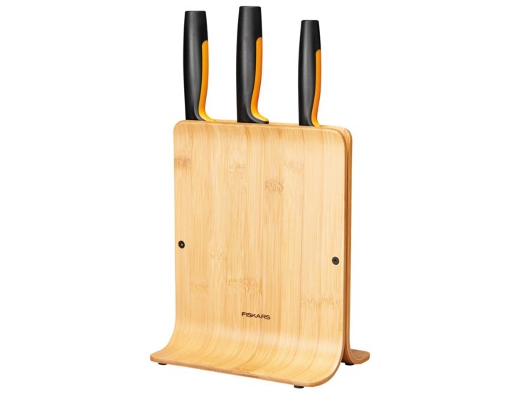 Fiskars Functional Form -veitsitukkisetti bambua, 3 veistä