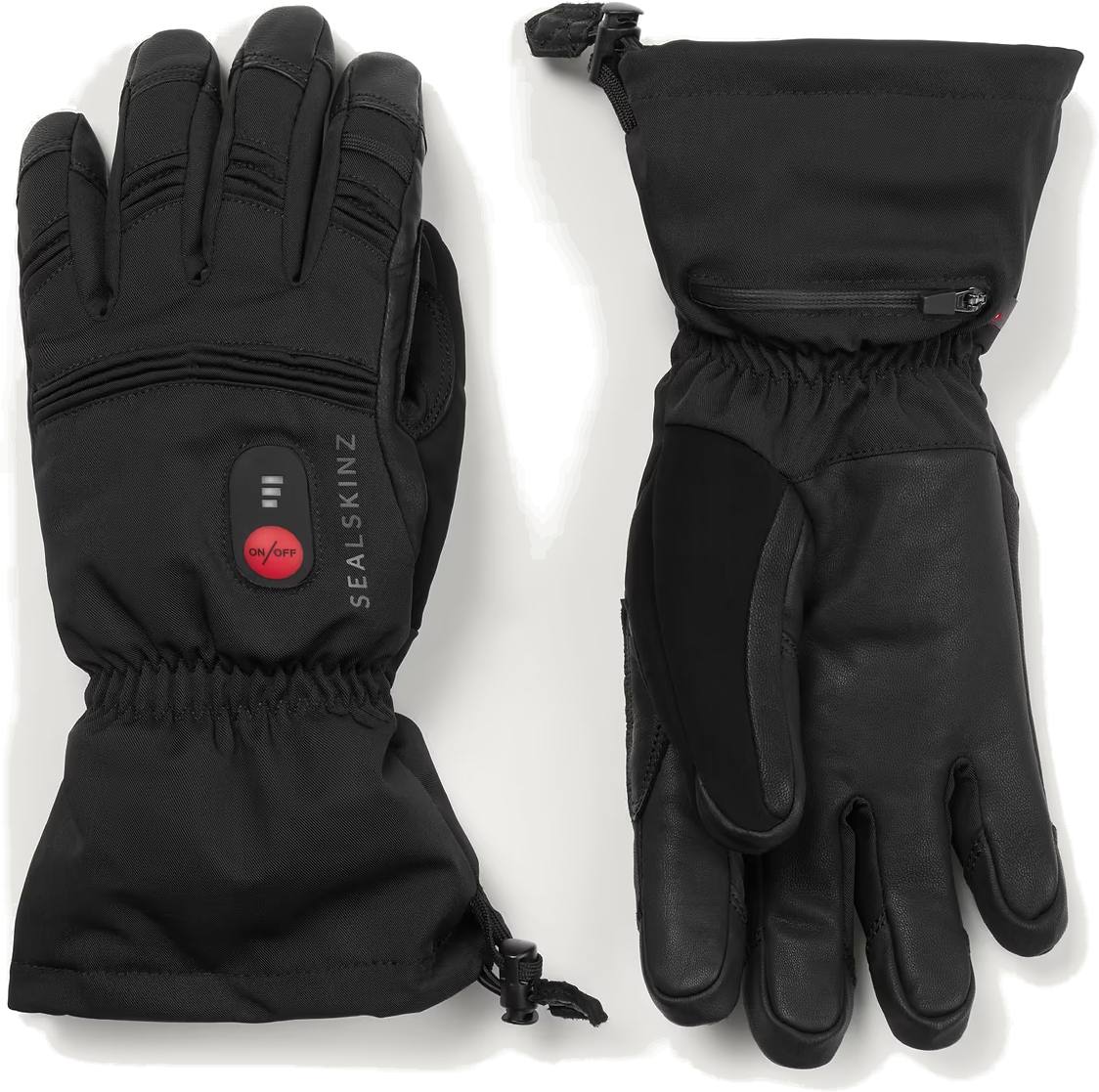 Sealskinz Filby, lämpimät hanskat, musta