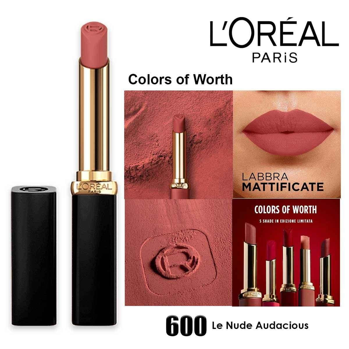 L'orealin värin arvoinen 600 le audacious