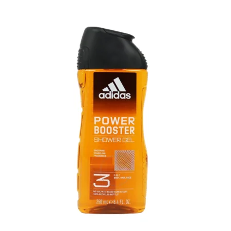 Adidas 3-in-1 Power Booster suihkugeeli - 250ml