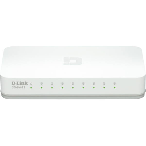 D-Link GO-SW-8E 8-Port Fast Ethernet Easy Desktop Switch