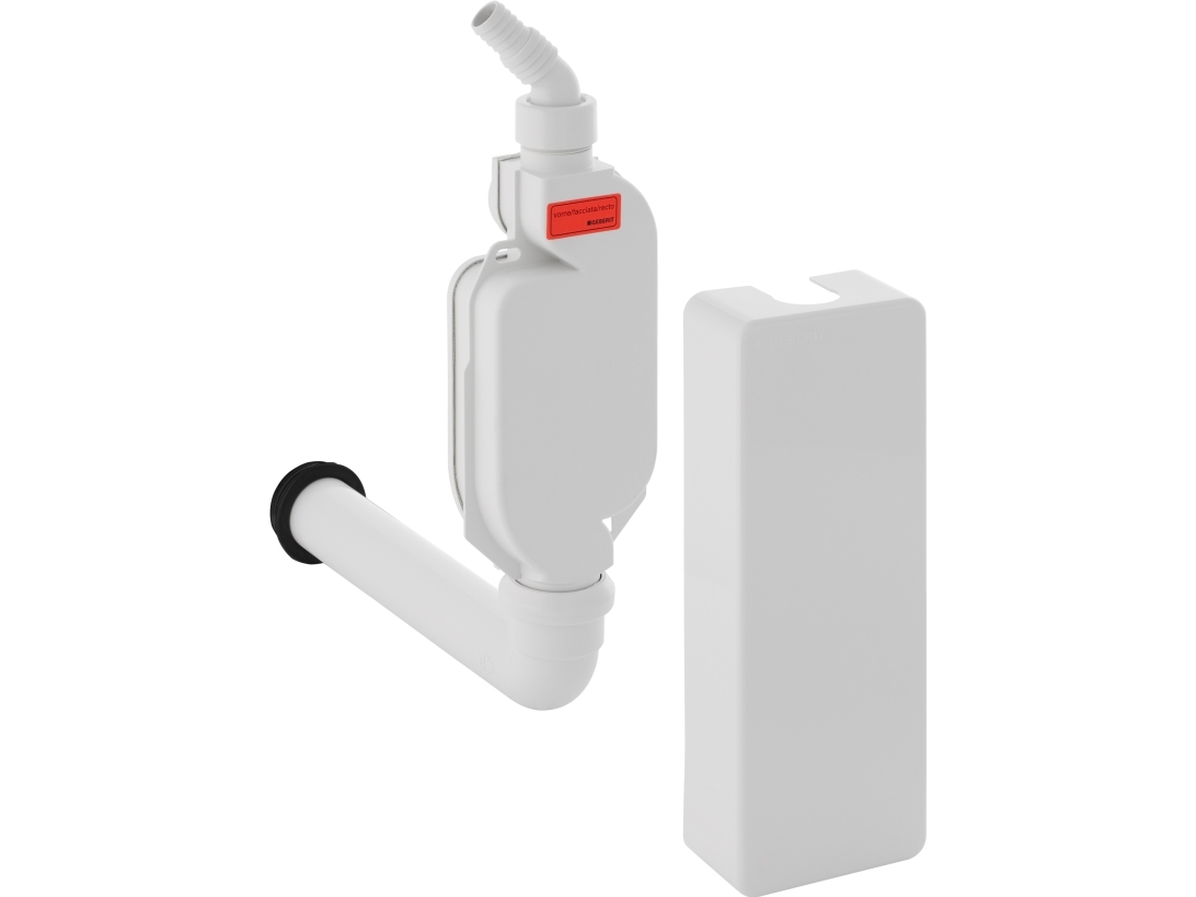 Geberit vesilukko PP 40mm - valkoinen seinäasennukseen.152.768.11