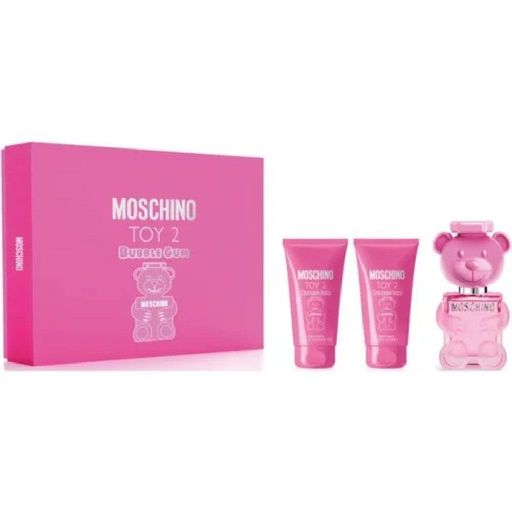 Moschino Toy 2 Bubble Gum -lahjasetti Edt 50 ml, vartalovoide 50 ml ja suihkugeeli 50 ml
