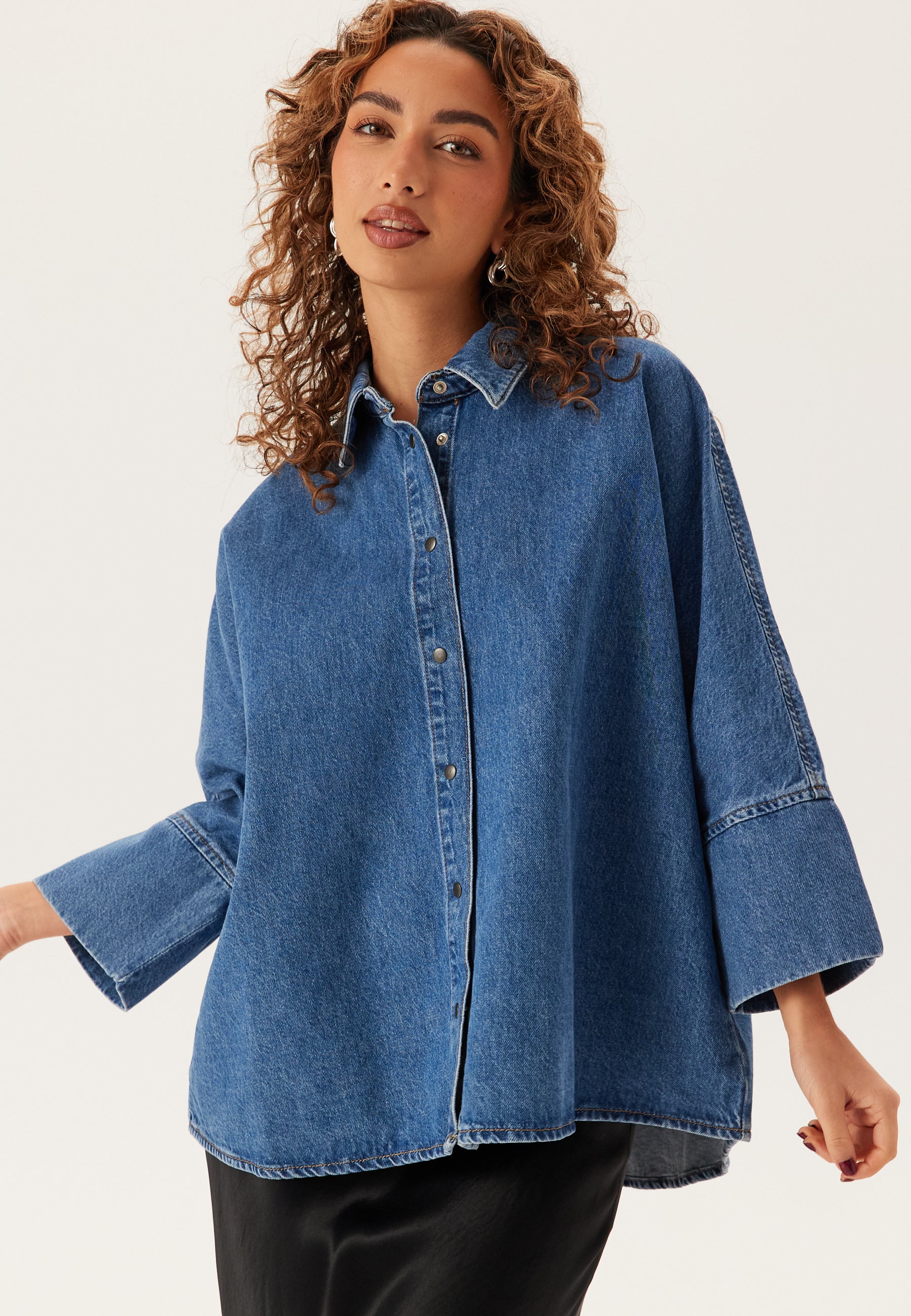 Onlgrace 3/4 DNM SHIRT