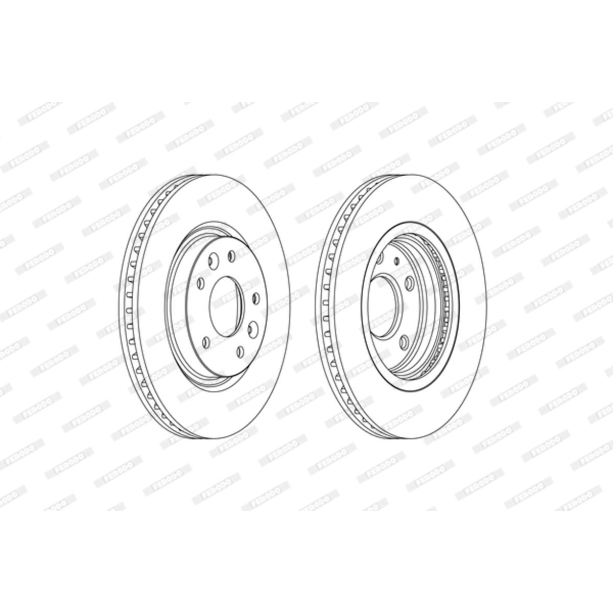 Jarrulevy FERODO DDF2466C