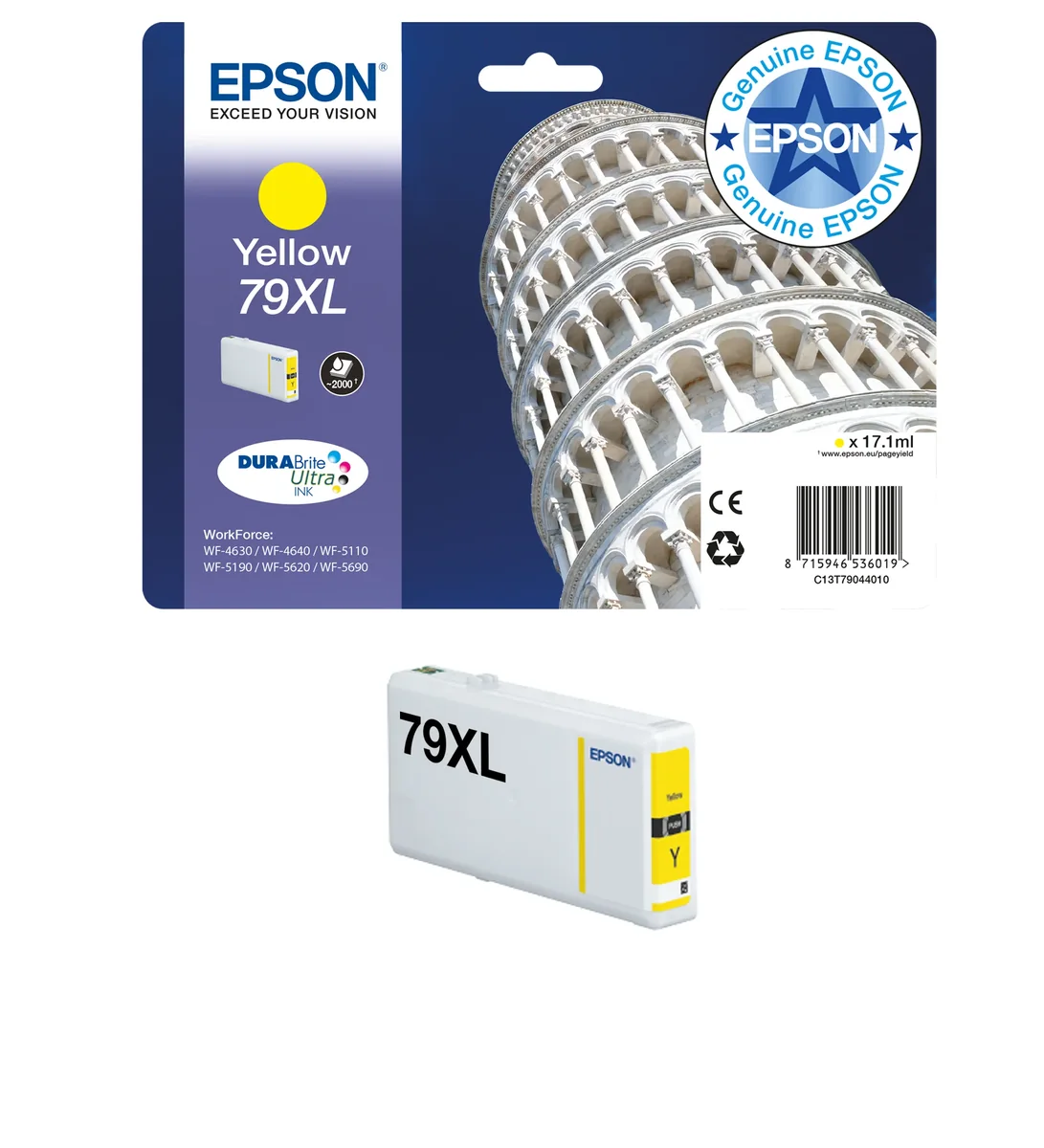 Epson Muste Syaani 2k 79xl - Wf-4630dwf