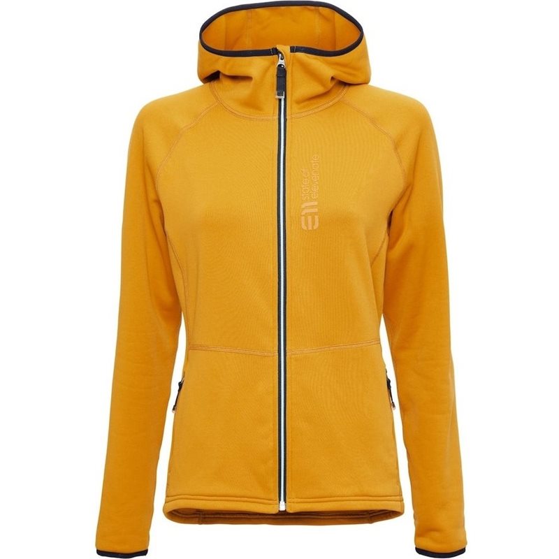 Elevenate Women's Skiers Fleece Hood Mineral Yellow - S